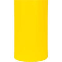 Polyethylene Bollard Cover, 6-5/8" Dia. x 52" L, Red/Yellow Planification Entrepots Molloy