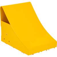 Ice Chocks, Steel, Yellow, 8-1/16" W x 10-5/8" D x 8-13/16" H Planification Entrepots Molloy