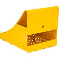 Ice Chocks, Steel, Yellow, 8-1/16" W x 10-5/8" D x 8-13/16" H Planification Entrepots Molloy