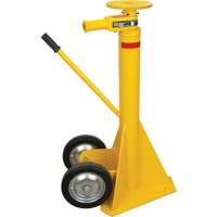 Cric &agrave; rochet pour remorque &agrave; capacit&eacute; statique de 100 000 lb, Cap. de levage 20 tonnes Planification Entrepots Molloy