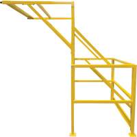 Mezzanine Safety Gate, 70" L x 77" H, 78" Raised, Yellow Planification Entrepots Molloy