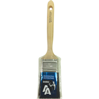 Straight Sash Paint Brush, Bristle, Wood Handle, 2" Width Planification Entrepots Molloy