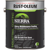 Rev&ecirc;tement dentretien &eacute;poxydique &agrave; base deau Sierra Performance S60 Base pour accents, Gallon, Base &agrave; teinter Planification Entrepots Molloy