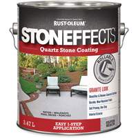 Stoneffects Quartz Stone Coating, 3.78 L, Water-Based, Textured, Grey Planification Entrepots Molloy