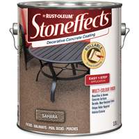 Stoneffects Decorative Concrete Coating, 3.78 L, Textured, Beige Planification Entrepots Molloy