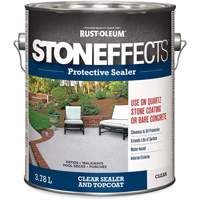 Stoneffects Protective Concrete Sealer, 3.78 L, Water-Based, Transparent, Clear Planification Entrepots Molloy