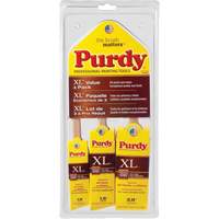 XL Paint Brush Multi-Pack, Poly/Nylon, Wood Handle Planification Entrepots Molloy
