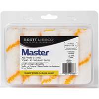 Master Yellow Stripe Mini Roller, 13 mm (1/2") Nap, 101.6 mm (4") L Planification Entrepots Molloy