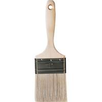 Pinceau pour murs et moulures One Coat, Soie blanche, Manche Bois, Largeur de 3" Planification Entrepots Molloy