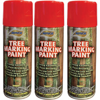 Peinture fluorescente pour marquer les arbres Aervoe 690, Rouge fluorescent, 16 oz Planification Entrepots Molloy
