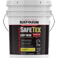 Rev&ecirc;tement d'acrylique SafeTex Easy-Tread, 4 gal., &agrave; l'eau, Plat/Textur&eacute;, Jaune Planification Entrepots Molloy