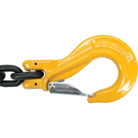Chain Slings, 80 Chain, Double Legs, Oblong & Grab Hooks, 5/8" x 5' Planification Entrepots Molloy
