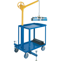Hauts crochets élévateurs industriels avec chariot mobile, Capacité 500 lb (0,25 tonne) LS954 | Planification Entrepots Molloy