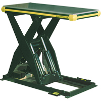 Hydraulic Backsaver Scissor Lift Table, Steel, 24" W x 48" L, 4000 lbs. Capacity Planification Entrepots Molloy