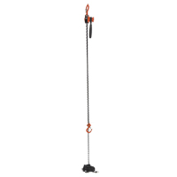 Mini Lever Hoist, 15' Lift, 500 lbs. (0.25 tons) Capacity, Steel Chain Planification Entrepots Molloy