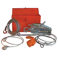 Tirfor&reg; Wire Rope Hoist TU17 Rescue Kit, 5/16" Wire Diameter, 2000  lbs. (1 tons) Capacity Planification Entrepots Molloy