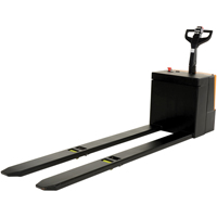 Fully Powered Electric Pallet Truck With  Stand-On Platform, 4500 lbs. Cap., 96" L x 30" W Planification Entrepots Molloy