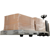 Fully Powered Electric Pallet Truck With  Stand-On Platform, 4500 lbs. Cap., 96" L x 30" W Planification Entrepots Molloy