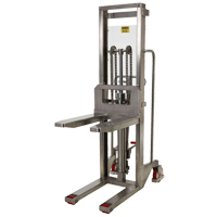 Gerbeur Hefti-Lift, M&eacute;canisme Pompe au pied, Capacit&eacute; de 880 lb, Levage max de 59" Planification Entrepots Molloy