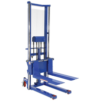 Gerbeur Hefti-Lift, M&eacute;canisme Pompe au pied, Capacit&eacute; de 1500 lb, Levage max de 63" Planification Entrepots Molloy