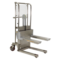 Gerbeur Hefti-Lift, M&eacute;canisme Pompe au pied, Capacit&eacute; de 450 lb, Levage max de 45-5/8" Planification Entrepots Molloy