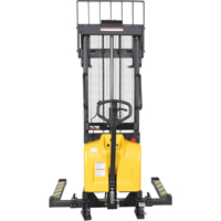 Fork Lift Stacker, Electric Operated, 2000 lbs. Capacity, 63" Max Lift Planification Entrepots Molloy