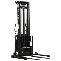 Fork Lift Stacker, Electric Operated, 2000 lbs. Capacity, 150" Max Lift Planification Entrepots Molloy