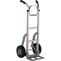 Knocked Down Hand Truck, Dual Handle, Aluminum, 48" Height, 500 lbs. Capacity Planification Entrepots Molloy