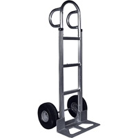 Knocked Down Hand Truck, P-Handle Handle, Aluminum, 55" Height, 500 lbs. Capacity Planification Entrepots Molloy