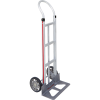 Knocked Down Hand Truck, Continuous Handle, Aluminum, 48" Height, 500 lbs. Capacity Planification Entrepots Molloy