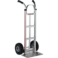 Knocked Down Hand Truck, Dual Handle, Aluminum, 48" Height, 500 lbs. Capacity Planification Entrepots Molloy