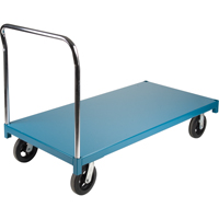 Chariot &agrave; plateforme robuste, 60" lo x 30" la x Capacit&eacute; 2000 lb, Roues en Caoutchouc Planification Entrepots Molloy