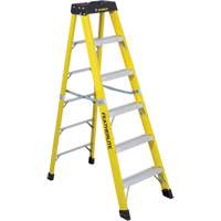 Industrial Heavy-Duty Stepladders (6400 Series), 6', Fibreglass, 300 lbs. Capacity, Type 1A Planification Entrepots Molloy