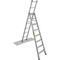 2700 Series Industrial Duty Multi-Way Ladders, 8', Aluminum, 250 lbs. Cap., ANSI 1, CSA 1 Planification Entrepots Molloy