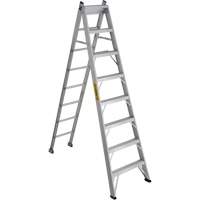 2700 Series Industrial Duty Multi-Way Ladders, 8', Aluminum, 250 lbs. Cap., ANSI 1, CSA 1 Planification Entrepots Molloy