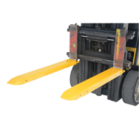 Fork Extensions, 48" L x 7-3/8" W, For Fork Width of 5" Planification Entrepots Molloy