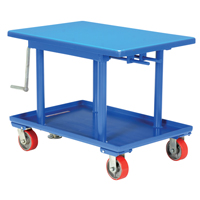 Hydraulic Lift Table, 24" L x 36" W, Steel, 2000 lbs. Capacity Planification Entrepots Molloy