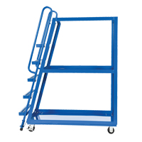 Chariot &agrave; cueillette, Acier, 21-7/8" la x 56-1/8" p, 3 tablettes, Capacit&eacute; 1000 lb Planification Entrepots Molloy