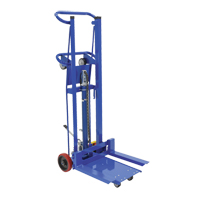 Platform Lift Stacker, Foot Pump Operated, 750 lbs. Capacity, 52" Max Lift Planification Entrepots Molloy