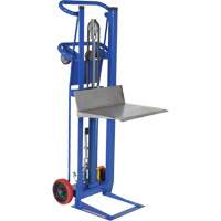 Hydra Lift Platform Stacker, Foot Pump Operated, 750 lbs. Capacity, 52" Max Lift Planification Entrepots Molloy