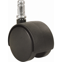 Twin Wheel Caster (300/400 Series), Swivel, 2" (51 mm) Dia., 75 lbs. (34 kg.) Capacity Planification Entrepots Molloy
