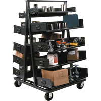 Adjust-A-Tray Trucks, 30" x 38" x 64", 2500 lbs. Capacity Planification Entrepots Molloy