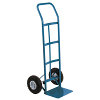 All-Welded Hand Truck, Continuous Handle, Steel, 48" Height, 600 lbs. Capacity Planification Entrepots Molloy