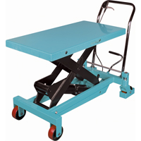 Heavy-Duty Hydraulic Scissor Lift Table, 40" L x 20-1/8" W, Steel, 2200 lbs. Capacity Planification Entrepots Molloy