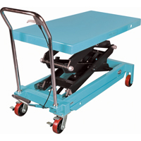 Heavy-Duty Hydraulic Scissor Lift Table, 48" L x 24" W, Steel, 1545 lbs. Capacity Planification Entrepots Molloy