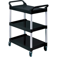Chariot de service, 3 tiers, 19" x 38" x 34", Capacit&eacute; 200 lb Planification Entrepots Molloy