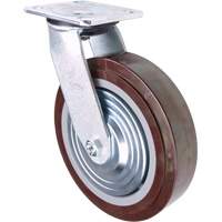 Roulette, Pivotant, 8" (203,2 mm), Polyur&eacute;thane, 1000 lb (453,6 kg) Planification Entrepots Molloy