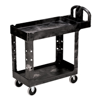 Chariot utilitaire robuste - 4500-88, 2 tiers, 17-1/8" x 33-1/4" x 39", Capacit&eacute; 500 lb Planification Entrepots Molloy
