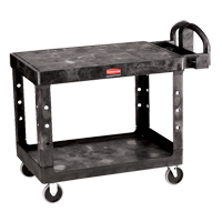 Flat Shelf Heavy Duty Utility Cart - 4525-00, 2 Tiers, 25-7/8" x 33-3/10" x 43-9/10", 500 lbs. Capacity Planification Entrepots Molloy