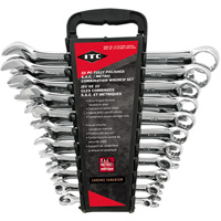 ICWP-22SM Wrench Set, Combination, 22 Pieces, Imperial and Metric Planification Entrepots Molloy